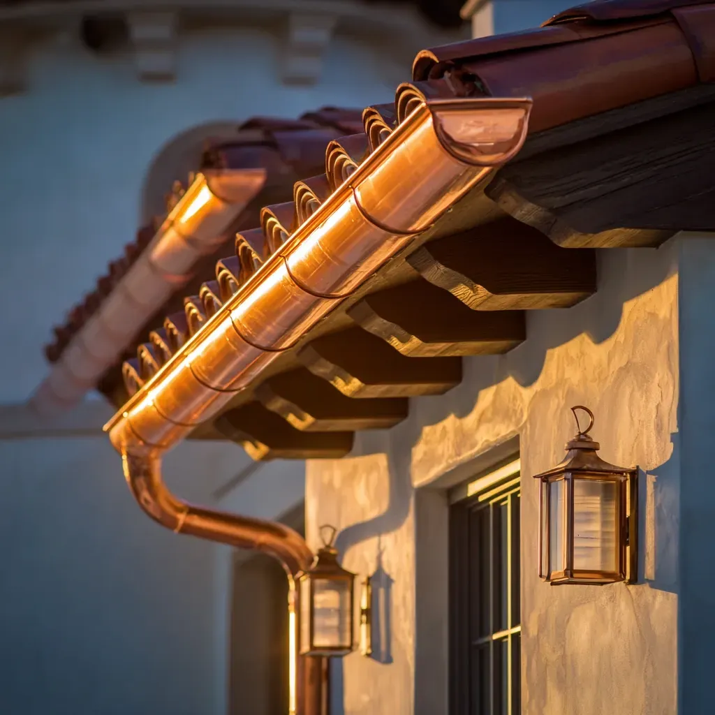 Residential gutters, soffits, and maintenance in Tampa FL with color-matched trim and seamless finish.