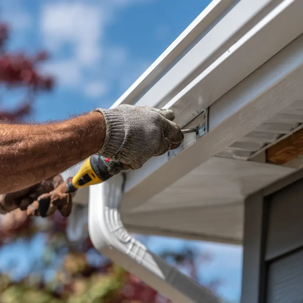 Gutter and soffit system maintenance in Tampa FL scheduled seasonally to prevent overflow and leaks.