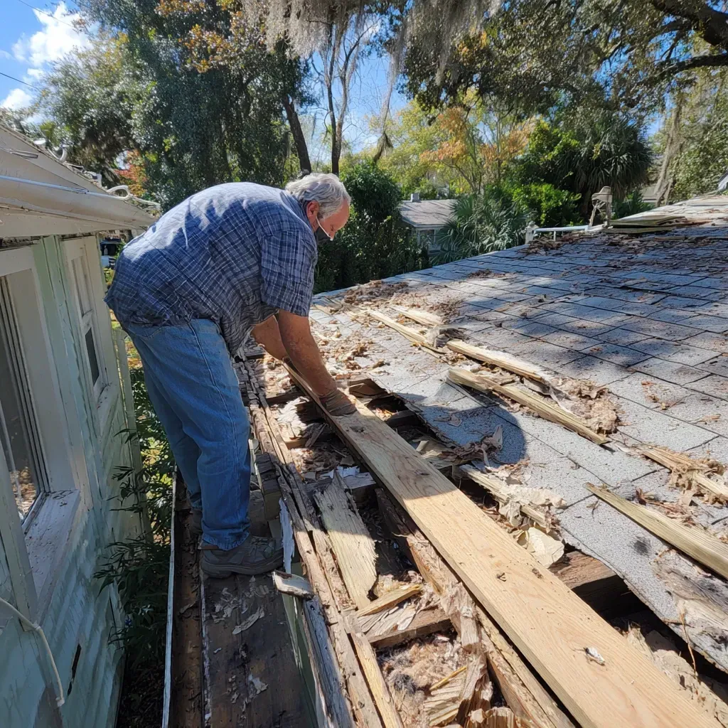 Seamless aluminum gutters, soffits, and maintenance in Tampa FL to protect rooflines from rain and debris.