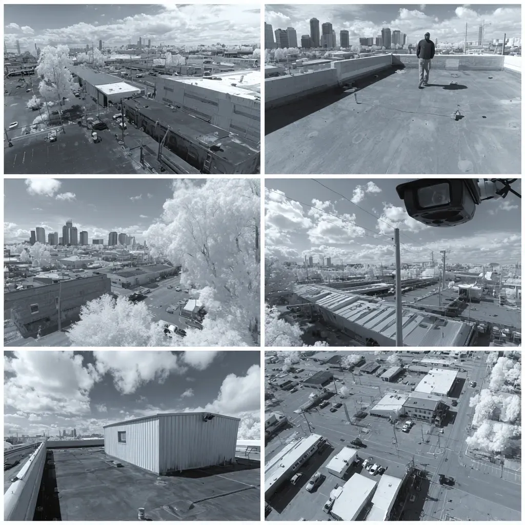 Roof restoration and commercial roof sealing in Tampa FL for aging flat roofs with minor surface damage.