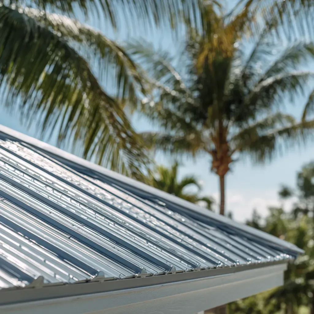 Expert installation of metal roofing in Tampa FL with concealed fasteners and watertight seams.