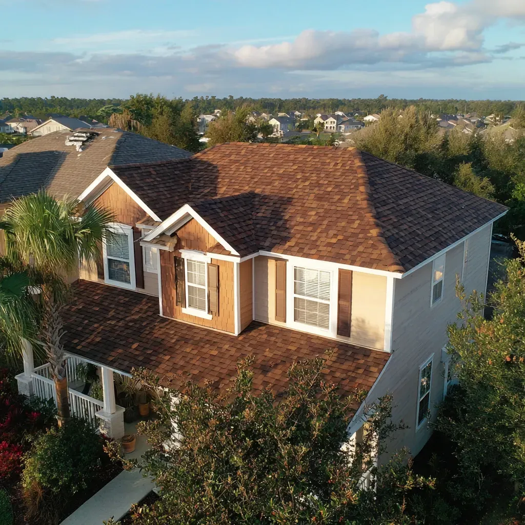 Metal roof replacement and installation in Tampa FL with standing seam, R-panel, and Galvalume steel.