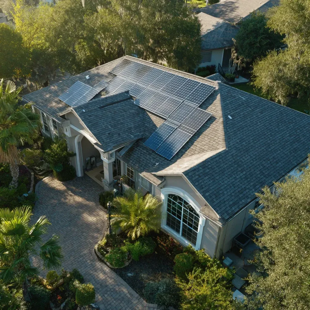 Tampa FL solar roofing solutions for homeowners wanting to go green with GAF Timberline Solar or Tesla Roof.