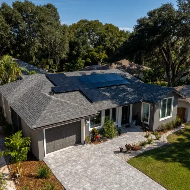 Tampa roof contractors replacing damaged flashing and repairing roof valleys with precision.