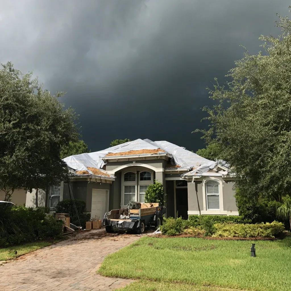 Roof repair and inspections in Tampa FL for storm-damaged shingles, flashing leaks, and sagging rooflines.