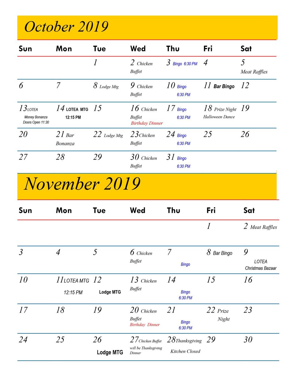 Events The Elks Lodge 378 Hagerstown MD