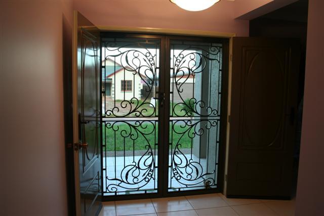 2 Side Door With Metal Mesh - Security Fitters in Cairns, QLD