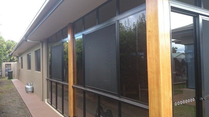 Black Glass Door - Security Fitters in Cairns, QLD