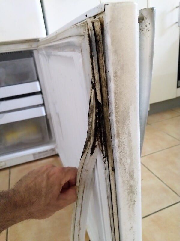 Broken Fridge Seals Open Door 2 — Darwin Mobile Fridge Seals in Darwin, NT