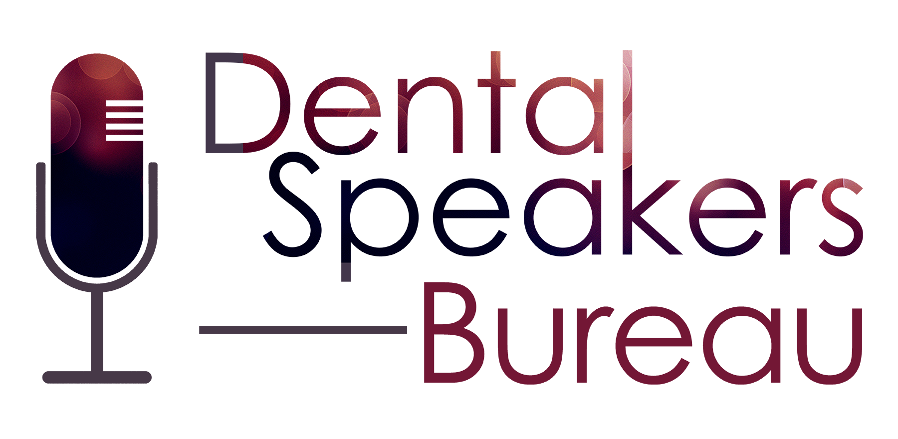 Logo: Circle of colored abstract shapes, with