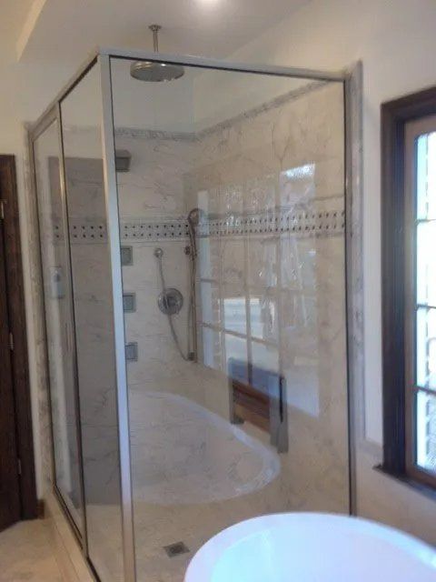 Glass Door of Shower Room — Canton, GA — Canton Glass