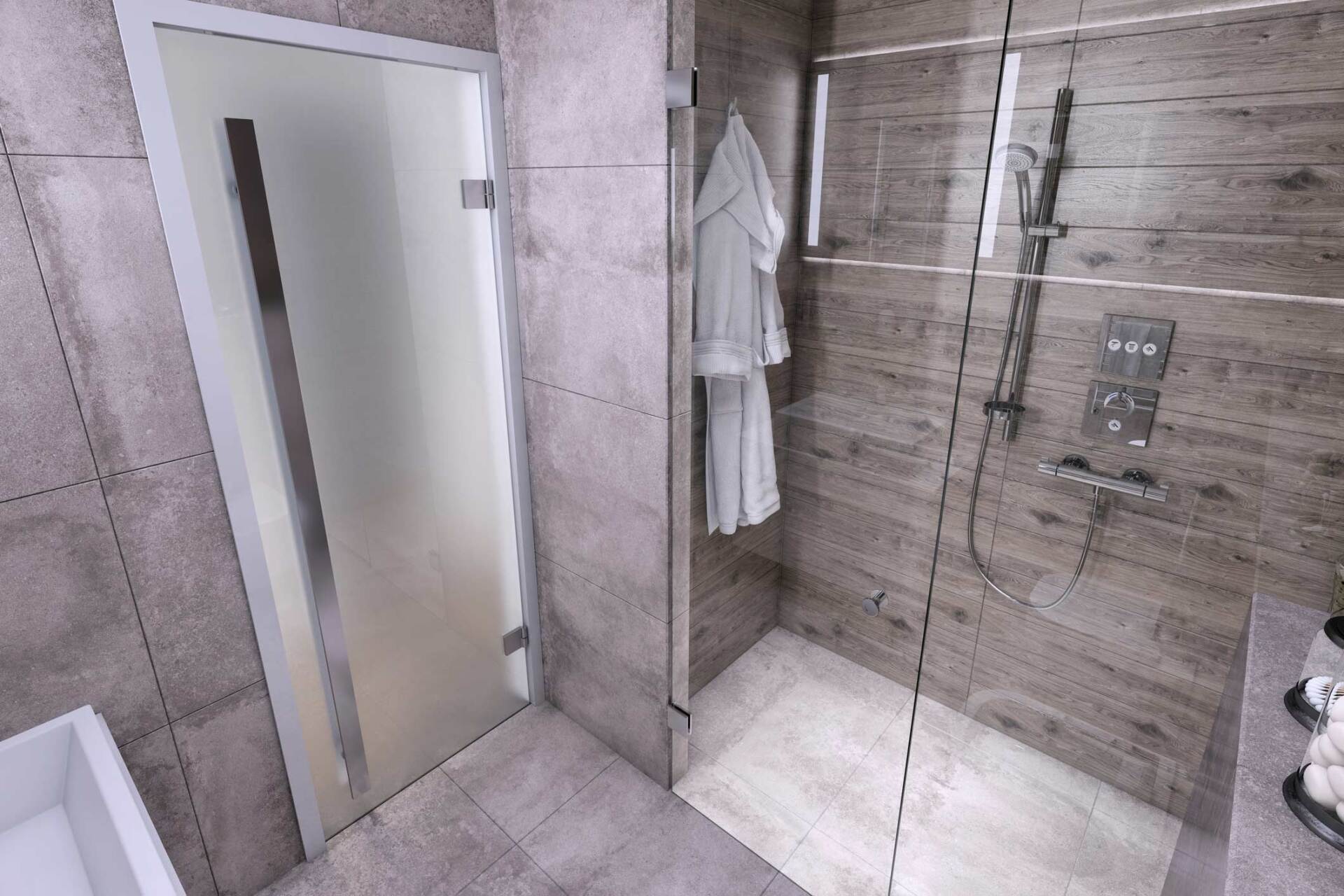 Shower Room Glass Door — Canton, GA — Canton Glass