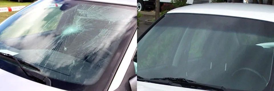 Before and After Windshield Repair — Canton, GA — Canton Glass