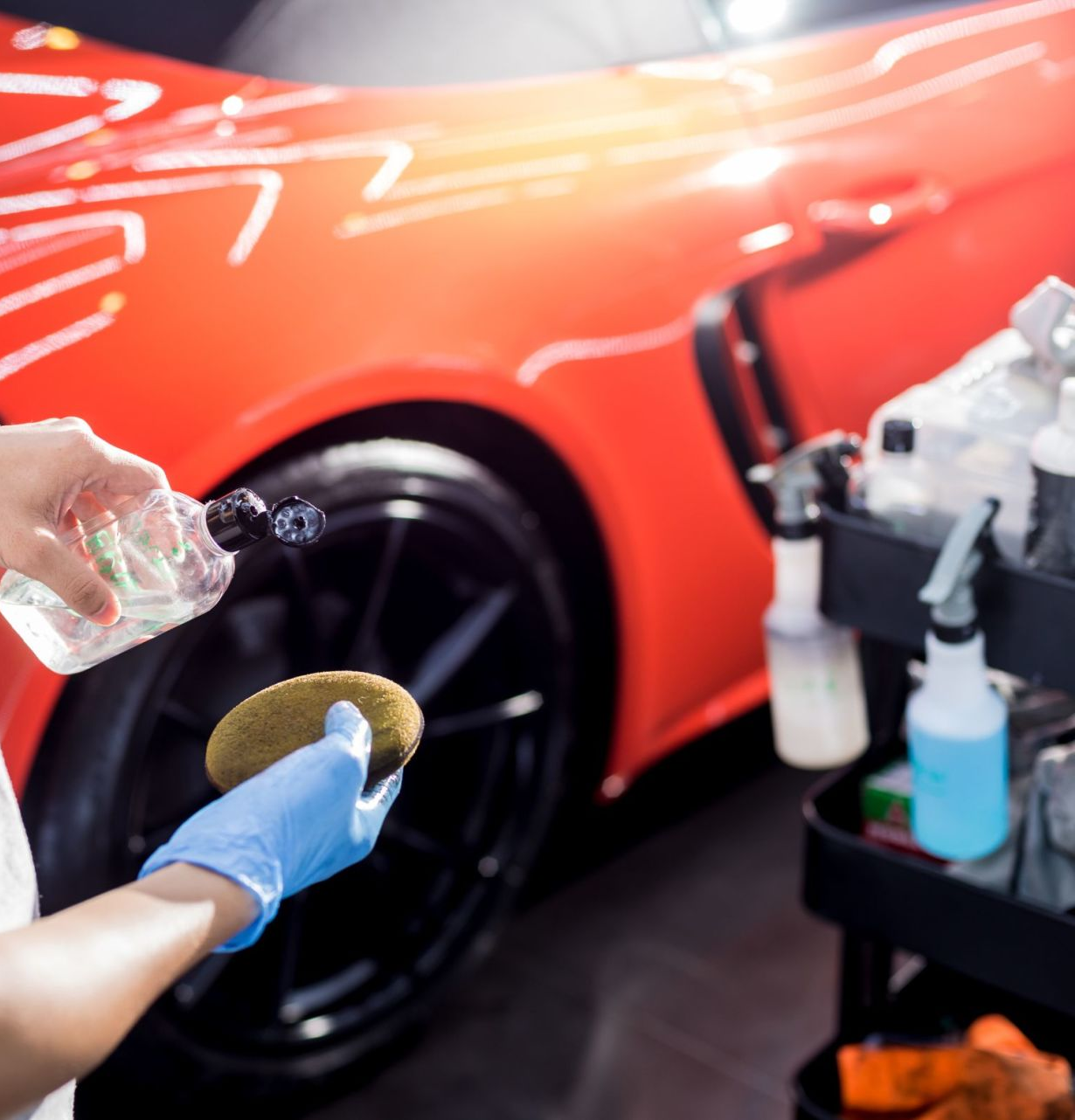 verniciatura a forno per auto