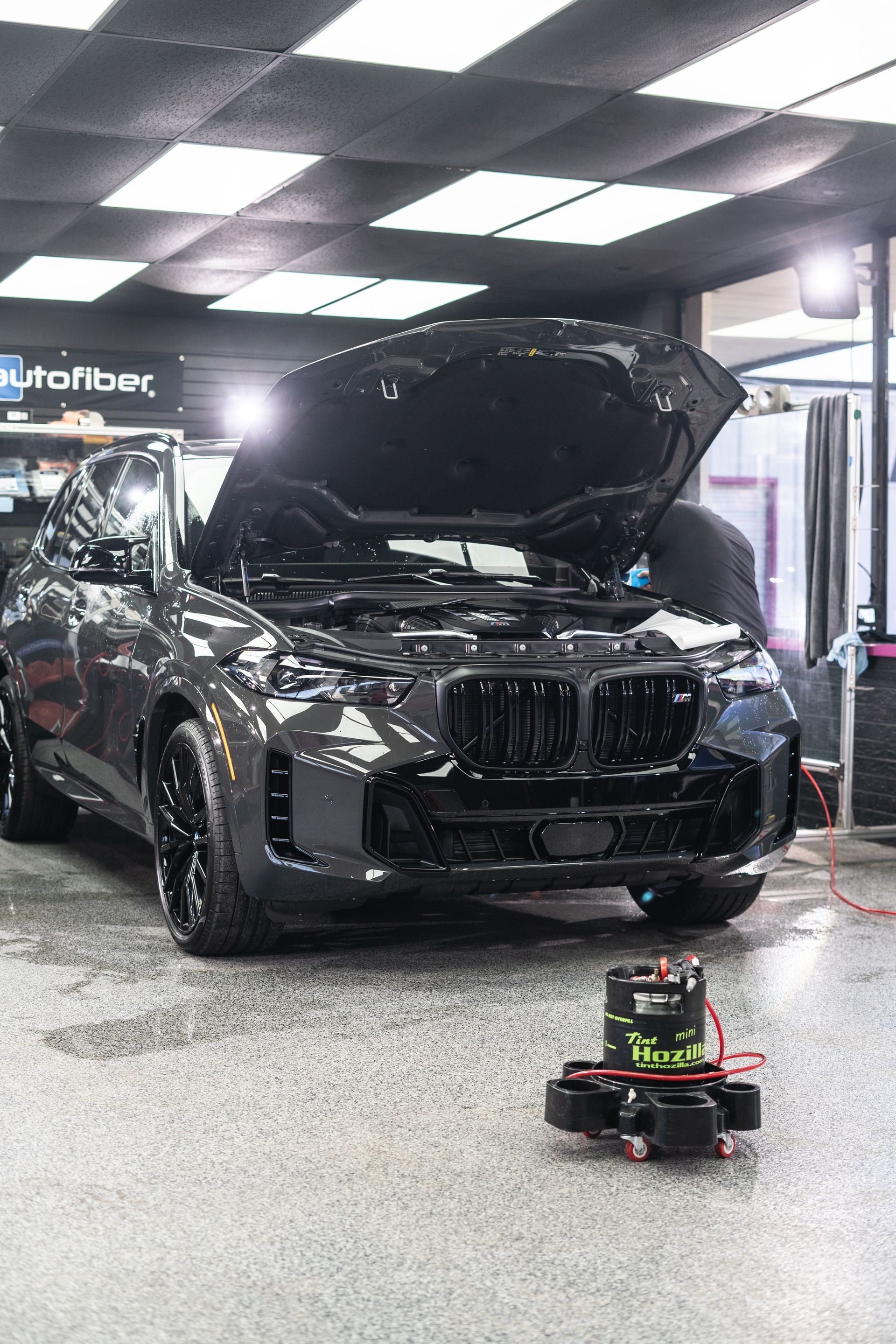 2025 BMW X5 M60i with Autobahn Incognito Paint Protection Film, Ceramic Coating, and Ceramic i3 Wind