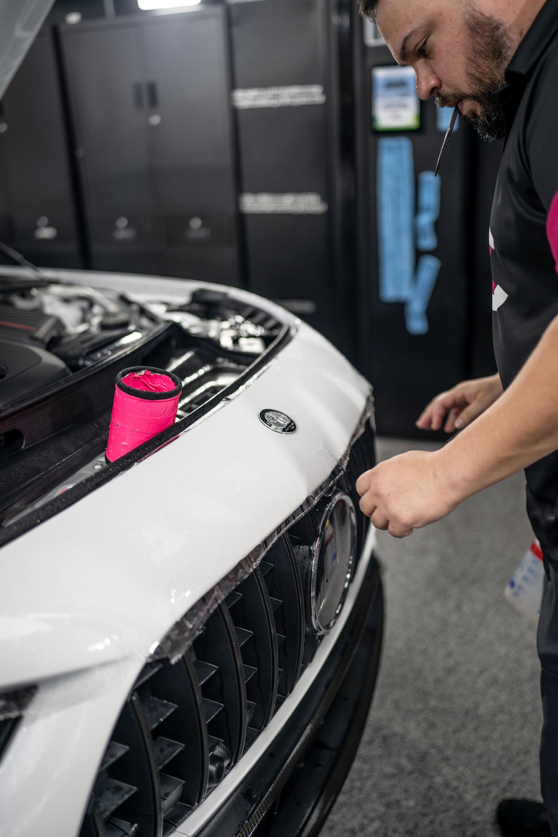 2025 Mercedes CLE53 AMG sedan gets Autobahn Incognito Paint Protection Film and Ceramic Window Tint near Copperas Cove TX