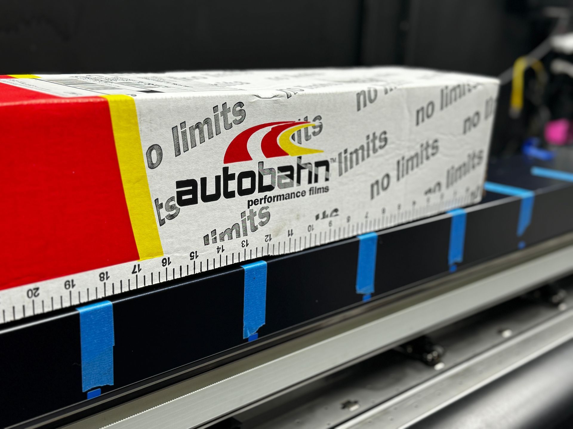 A box that says no limits on it