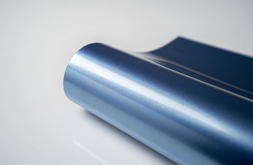 Chrome Mist Blue Color Change PPF Color