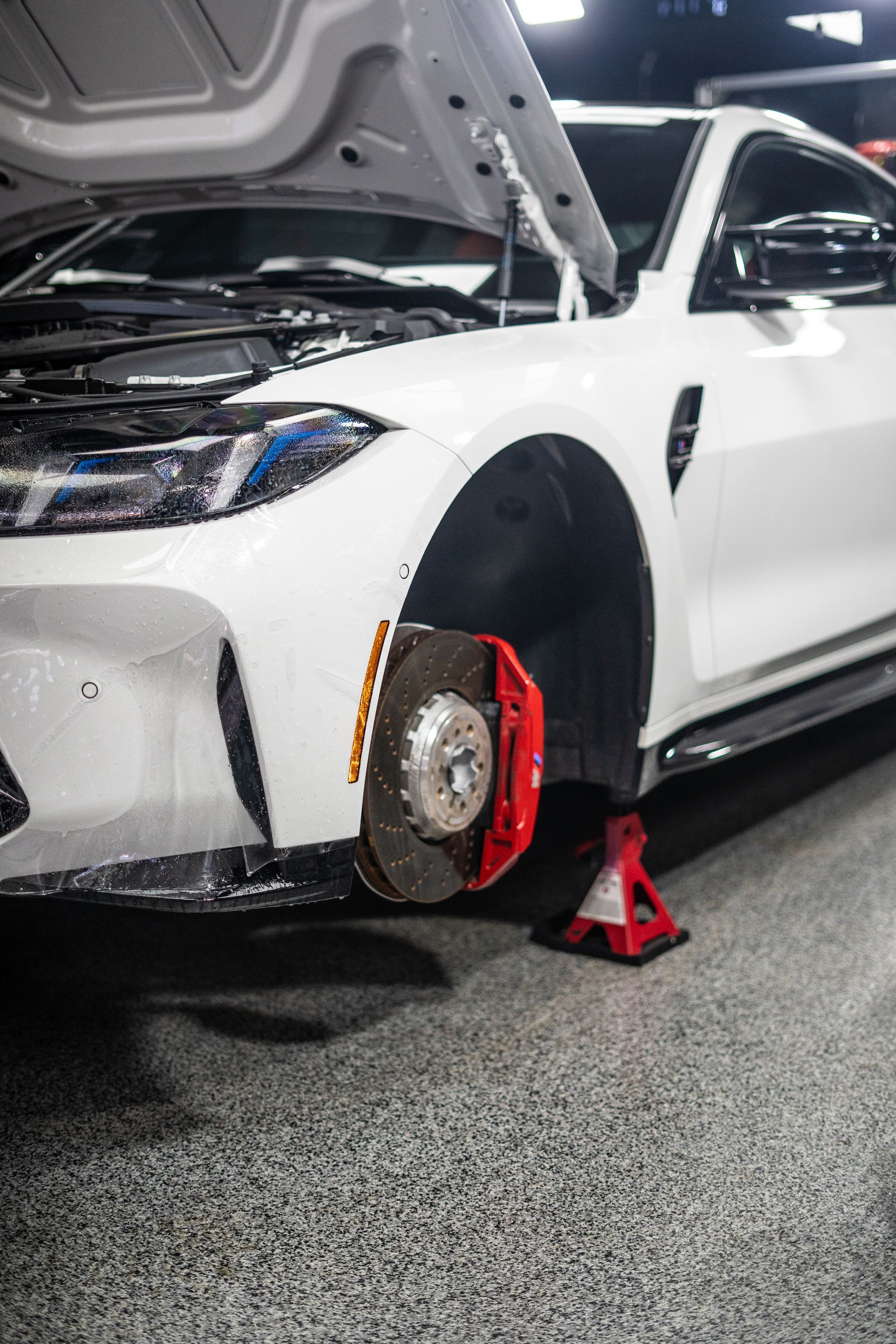 2025 BMW M4 Competition paint protection film and ceramic coating installation in Killeen TX