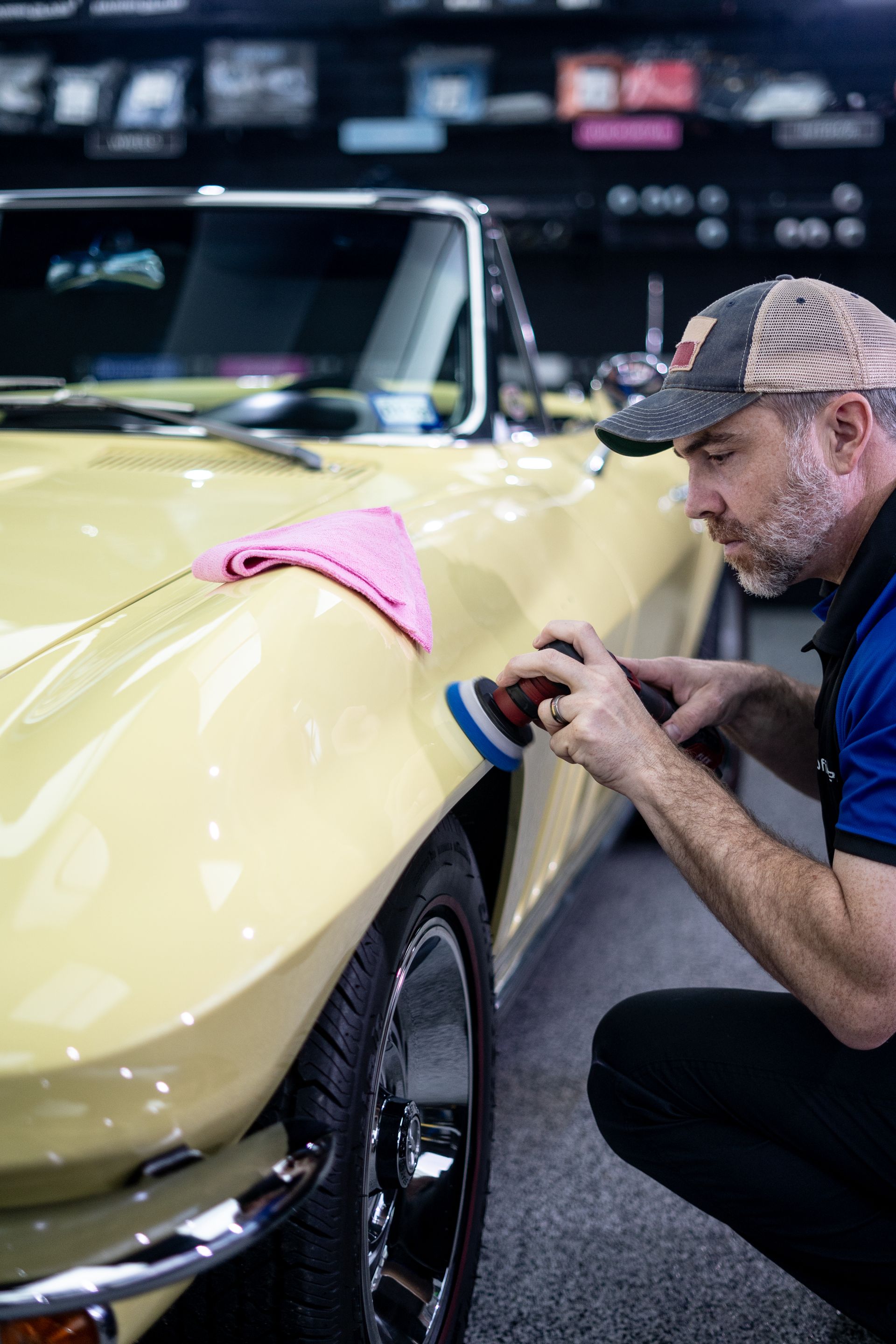1966 C2 Corvette Paint Correction and Ceramic Coating Killeen TX