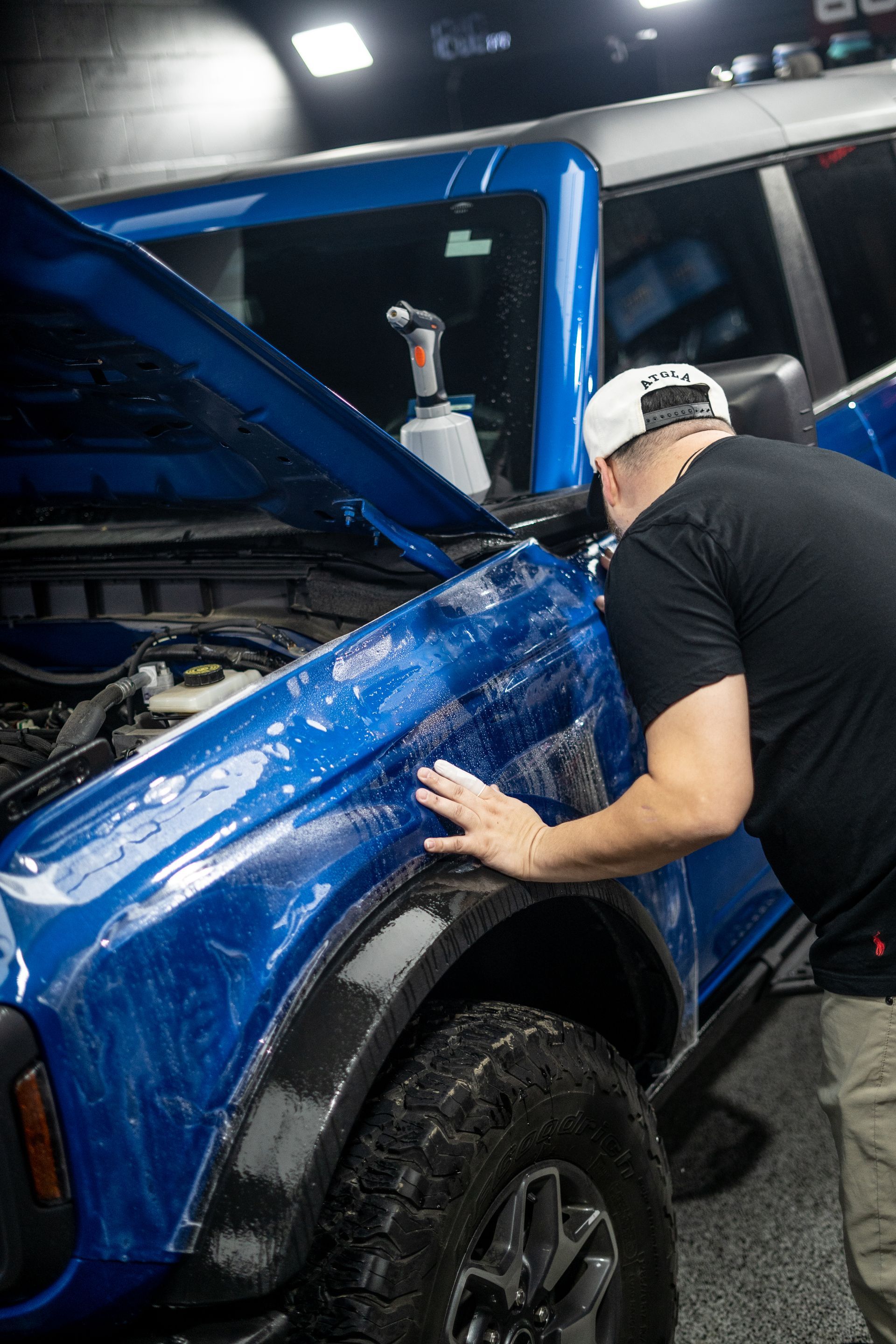 2024 Ford Bronco hail / paintless dent repair and PPF Killeen TX