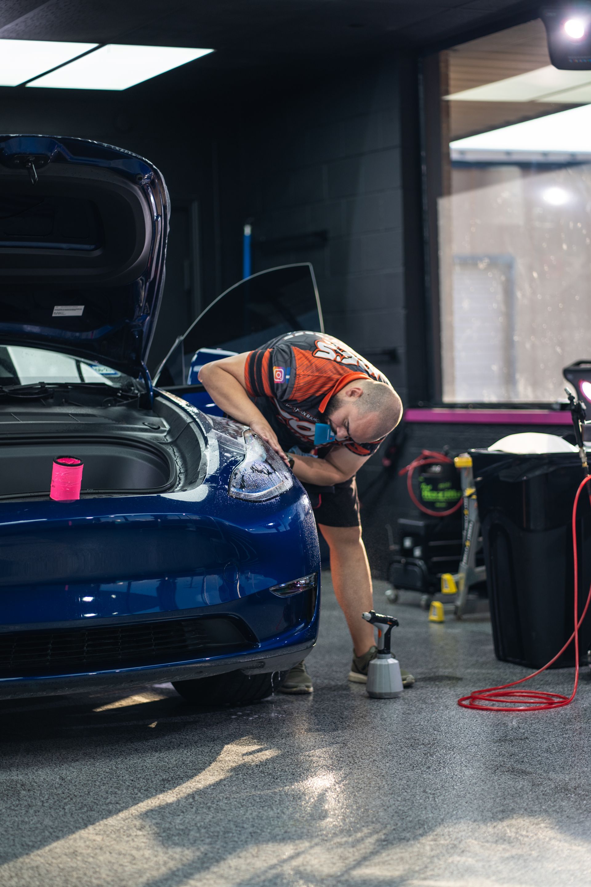 Protecting a 2024 Tesla Model Y with Full Front PPF, Ceramic Coating, and Window Tint