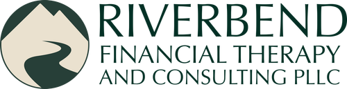 The logo for riverbend financial therapy and consulting pllc