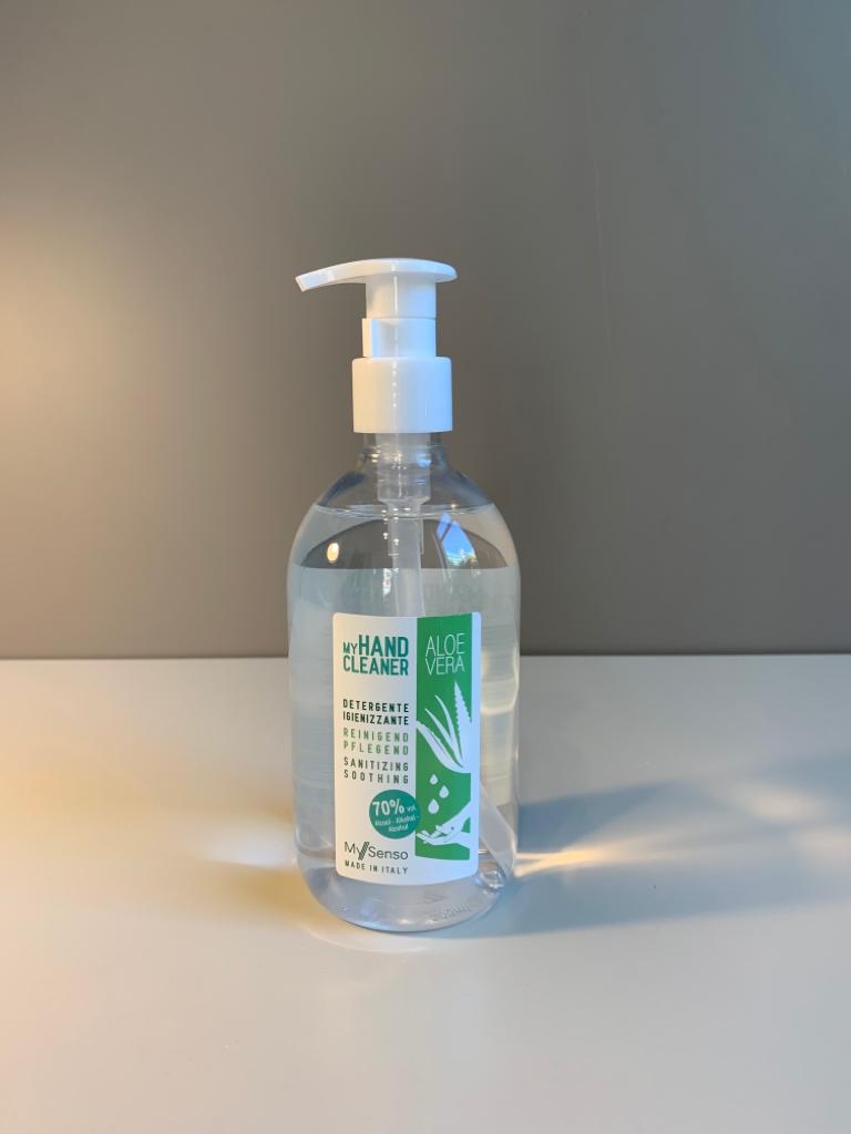 gel igienizzante mani con aloe