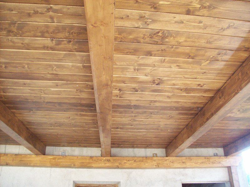 Interno tetto in legno 2