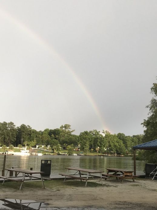 rainbow at campground