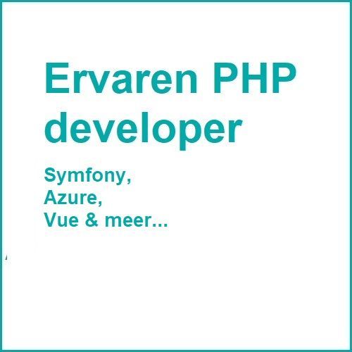Ervaren PHP develper
