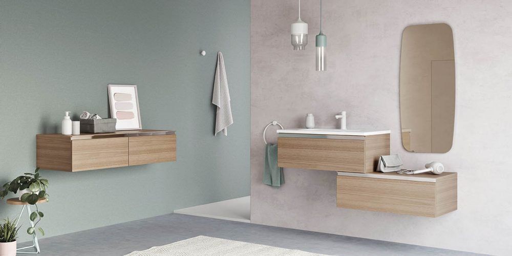 Arredo bagno in legno