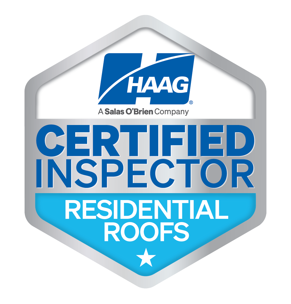HAAG Certified Inspector Residential Roofs Badge