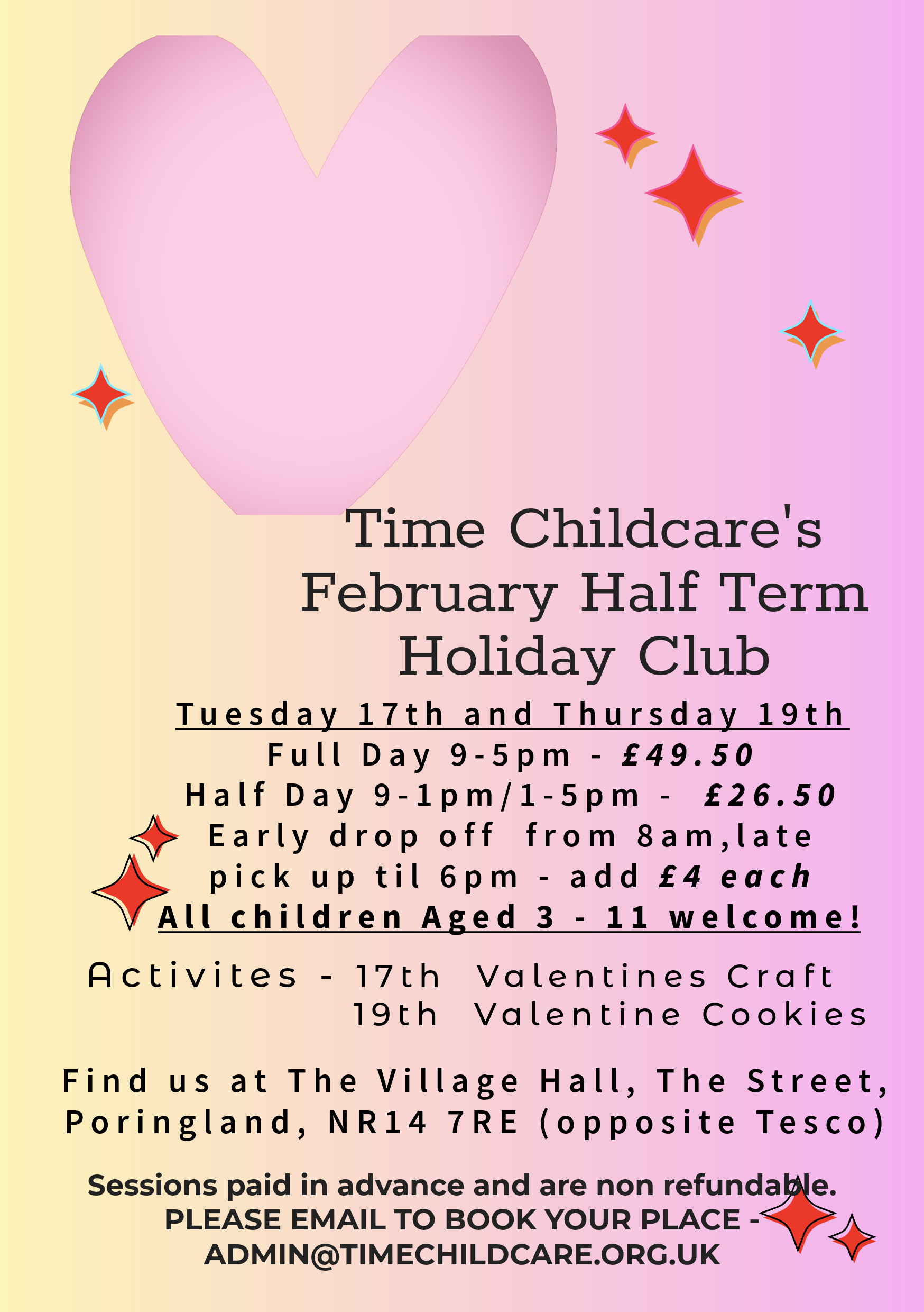 February half term 2025