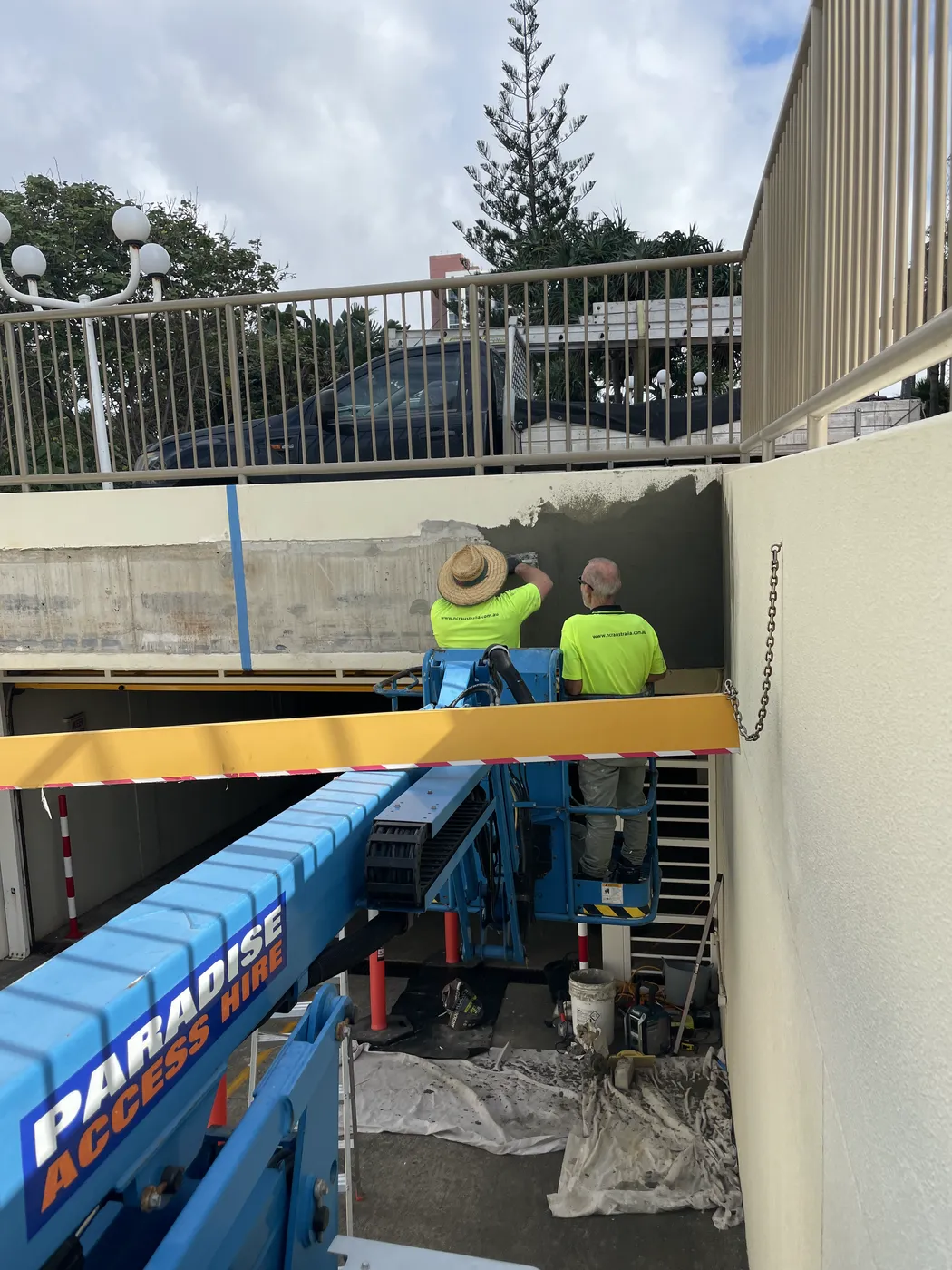 Driveway Entrance Concrete Repair