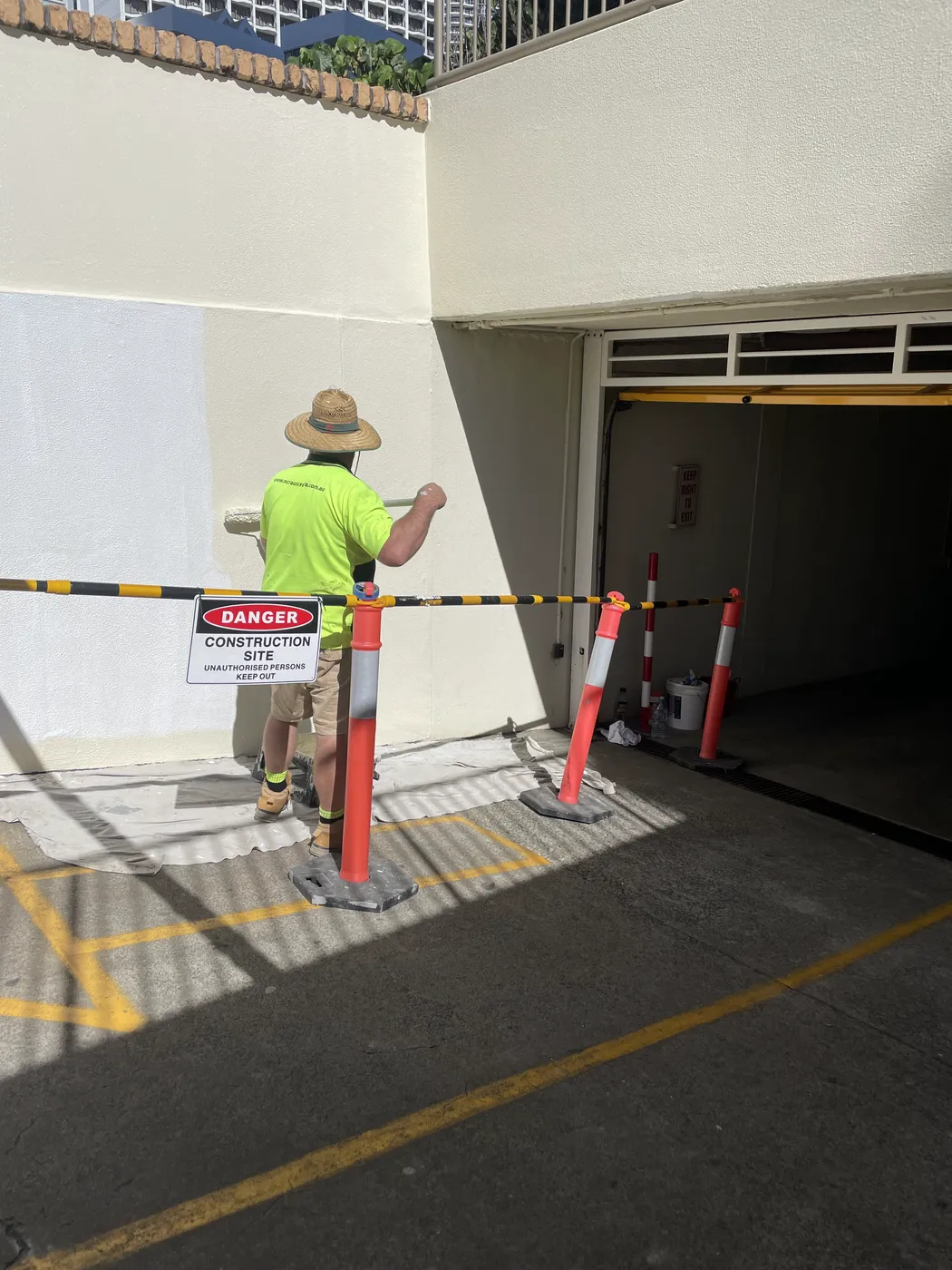 Driveway Entrance Concrete Repair