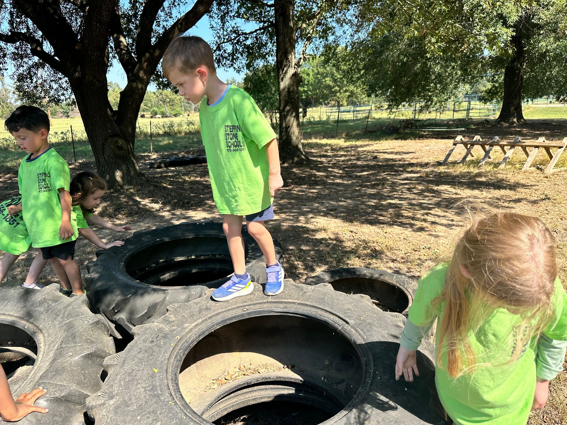 Kid Smiling at Something — Tyler, TX — Stepping Stone School