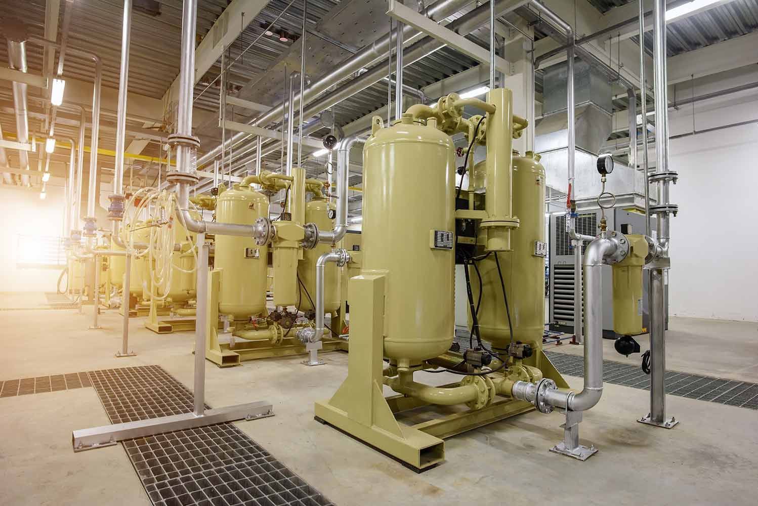 Industrial Equipment and Metal-toned Room, With Pipes, Tanks, and a Metal Grated Floor — Keyeng in Slade Point, QLD