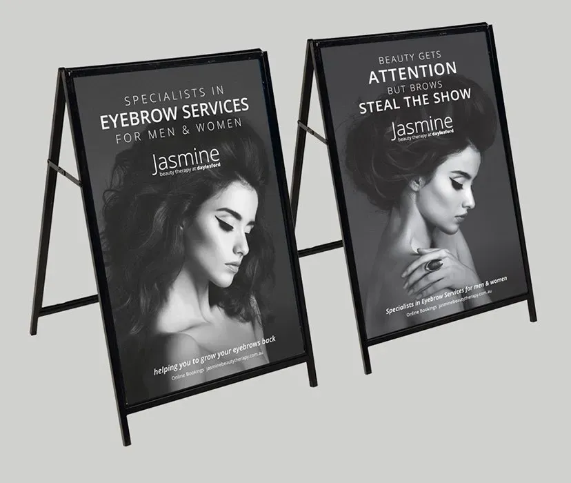 Jasmine Beauty Therapy A-Frames