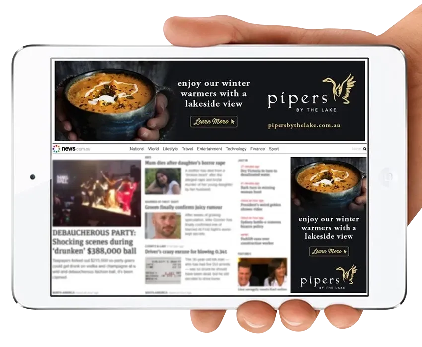 Pipers by the Lake Online Ads