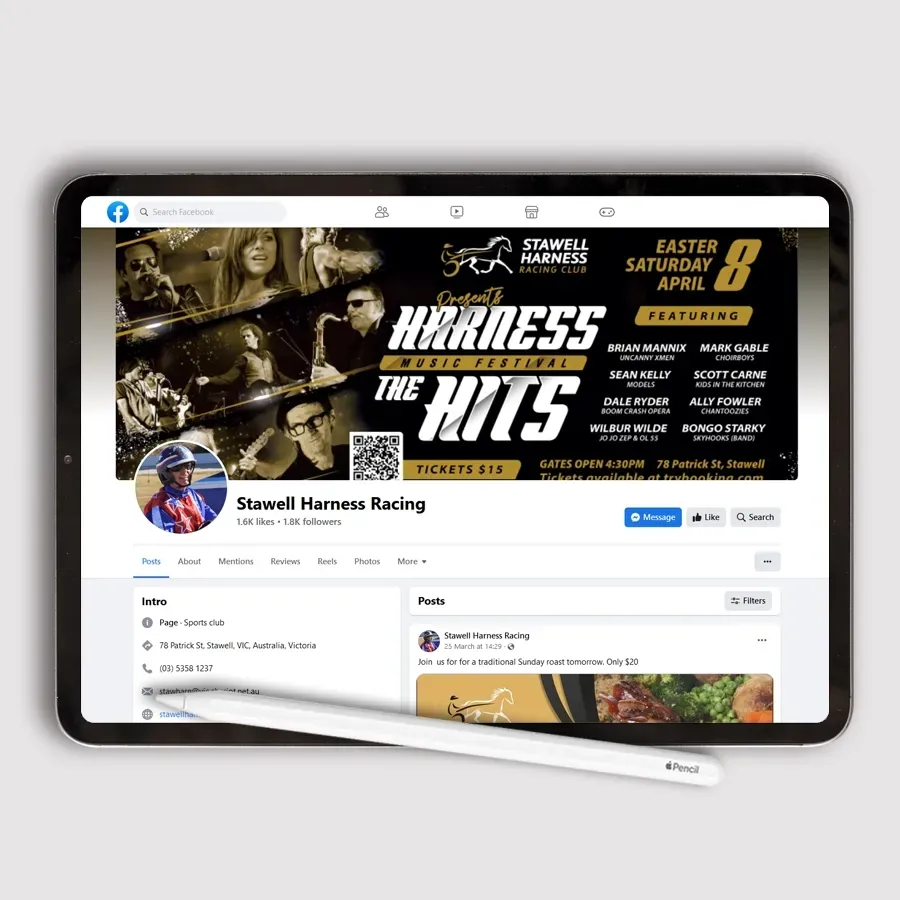 Stawell Harness Racing Club Facebook