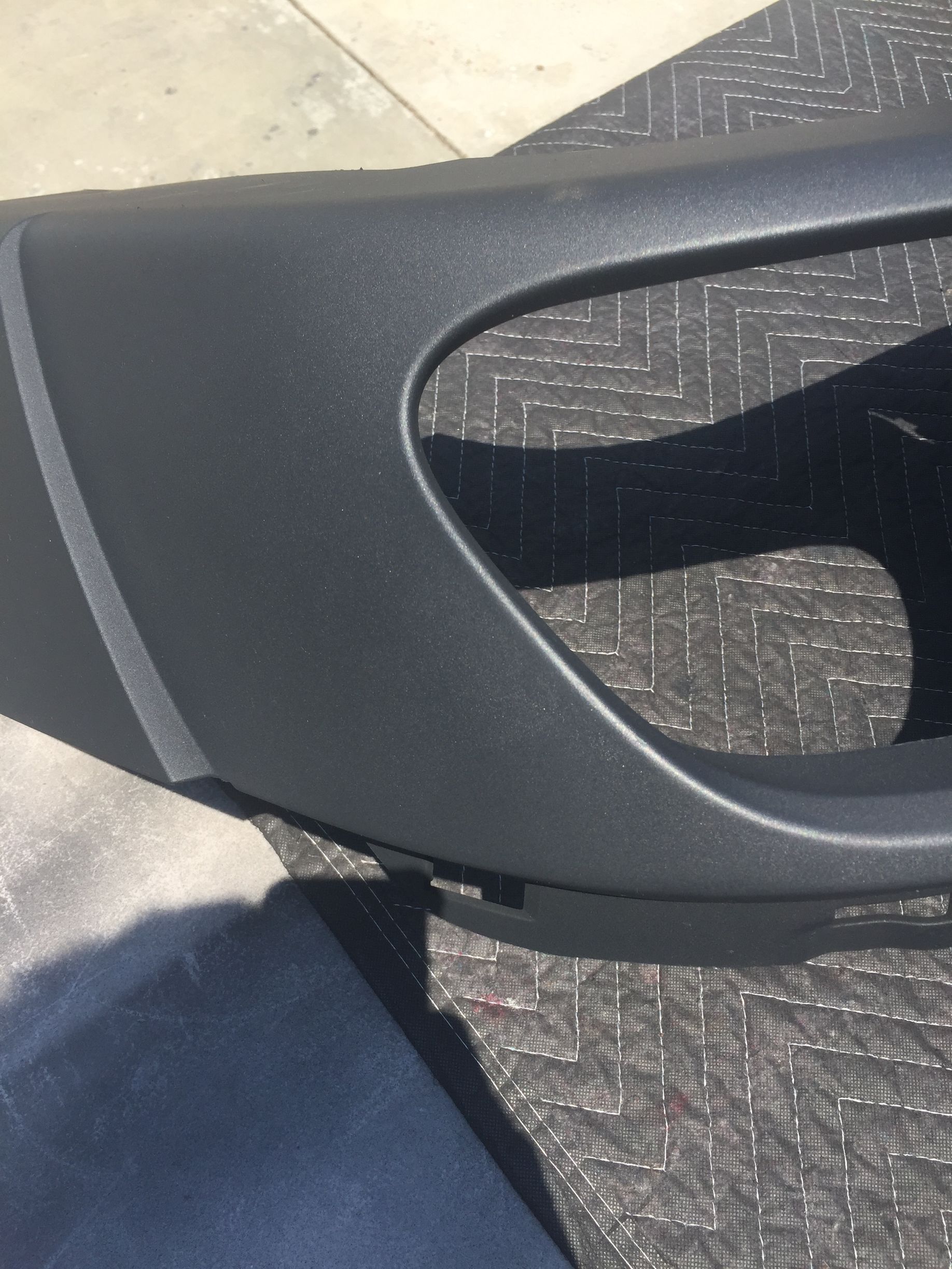 Plastic Bumper scratches