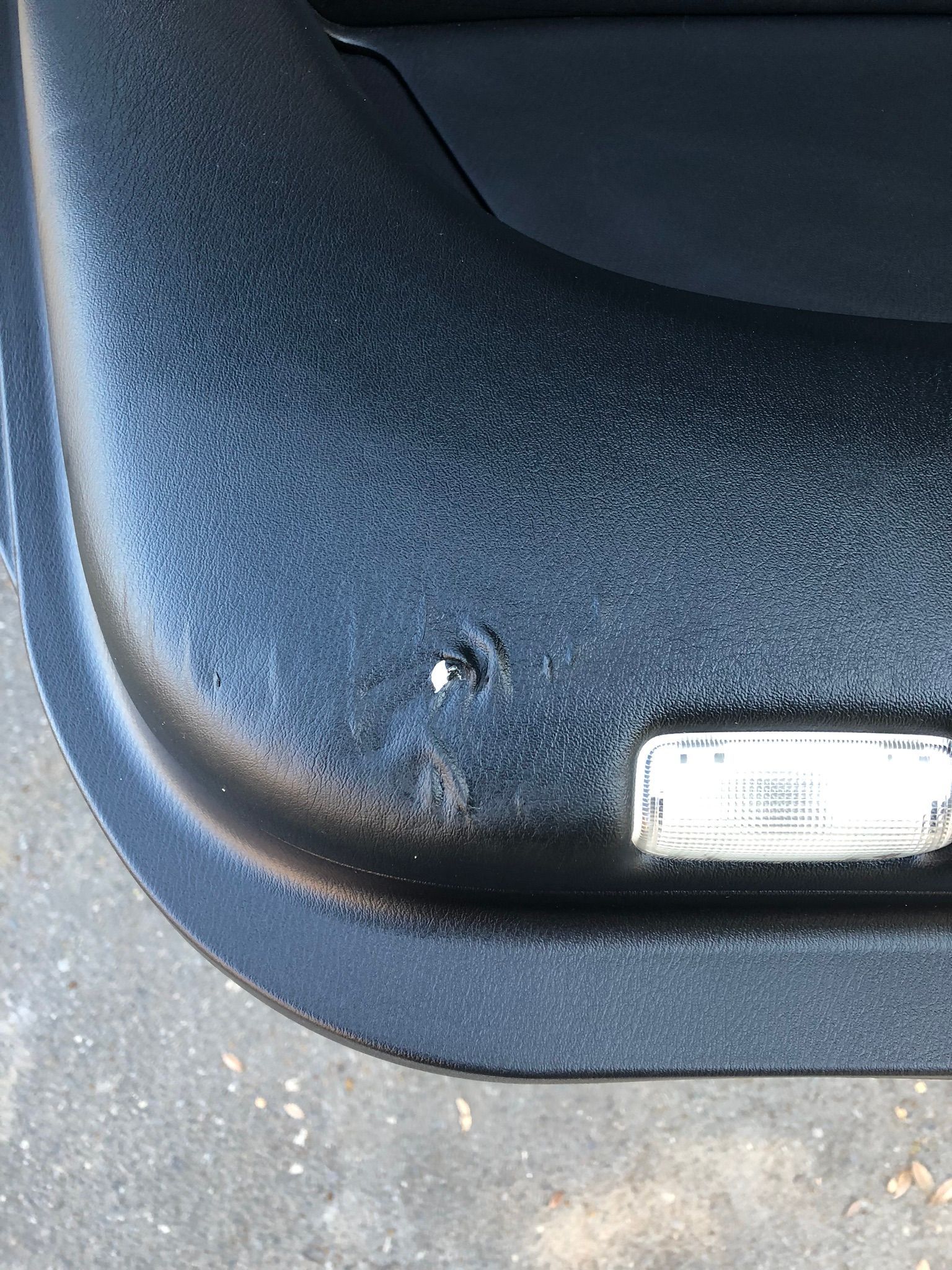 Door Trim Vinyl Damage