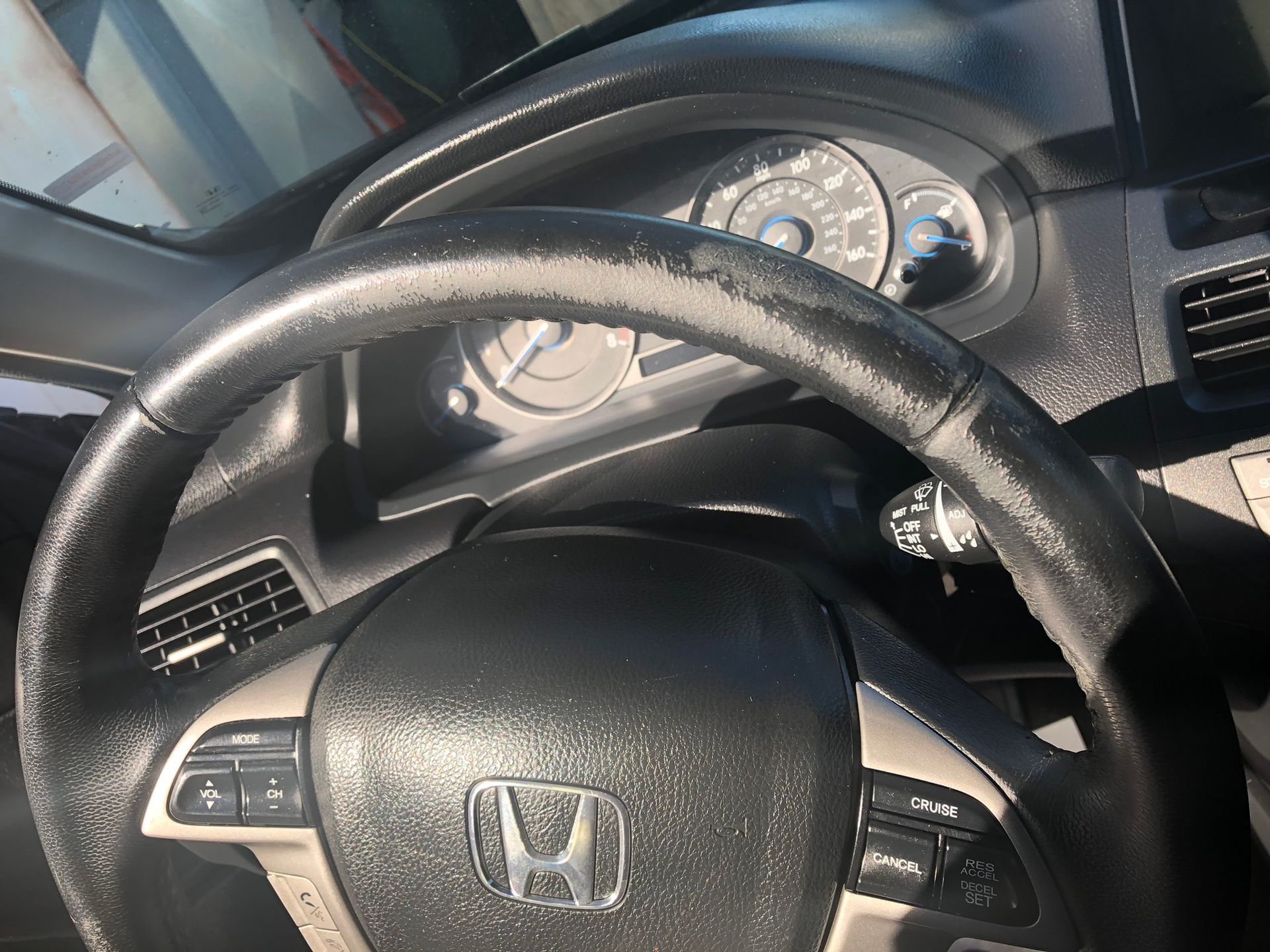 Steering Wheel Damage