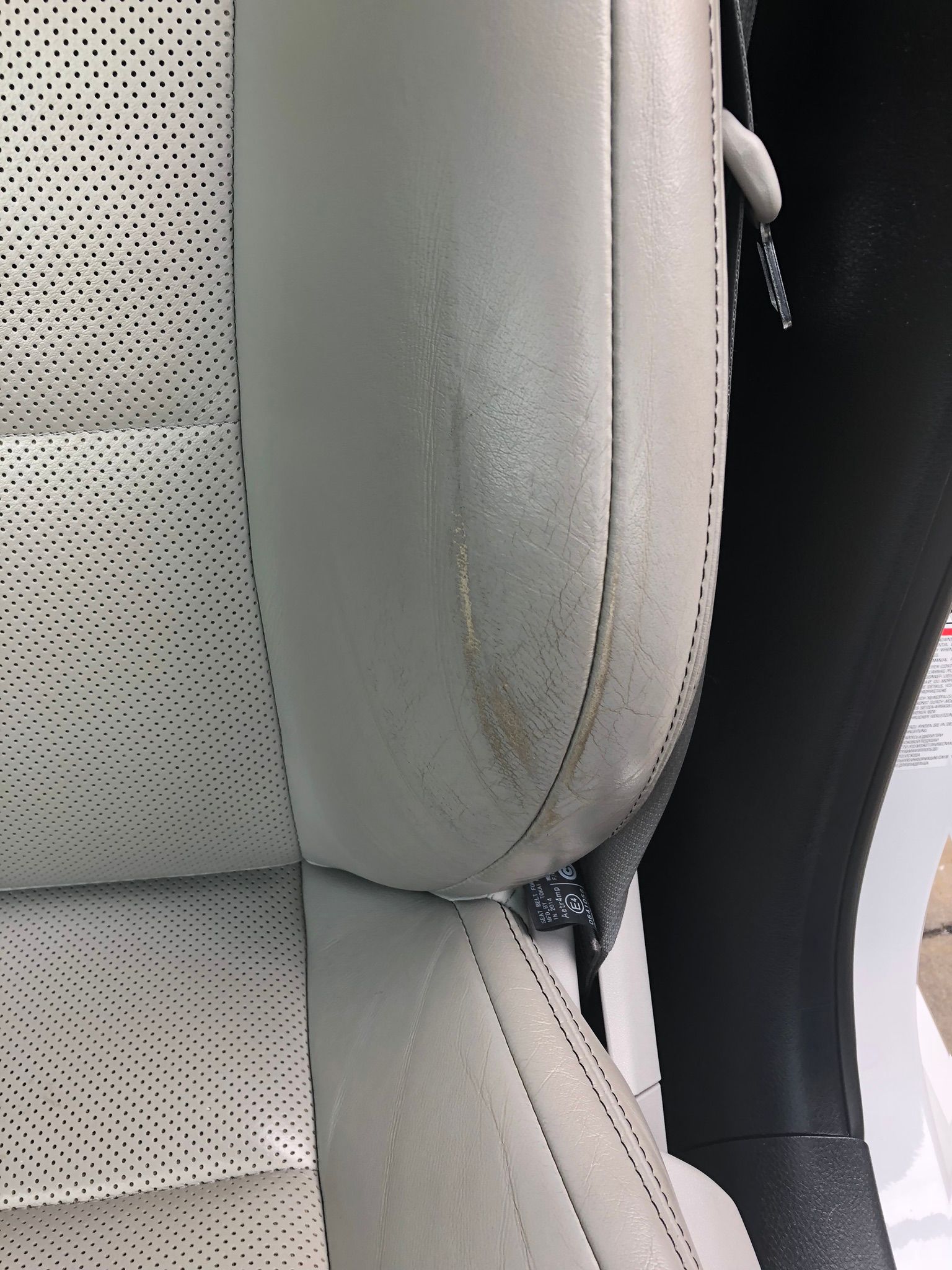 Seat Bolster Damaged