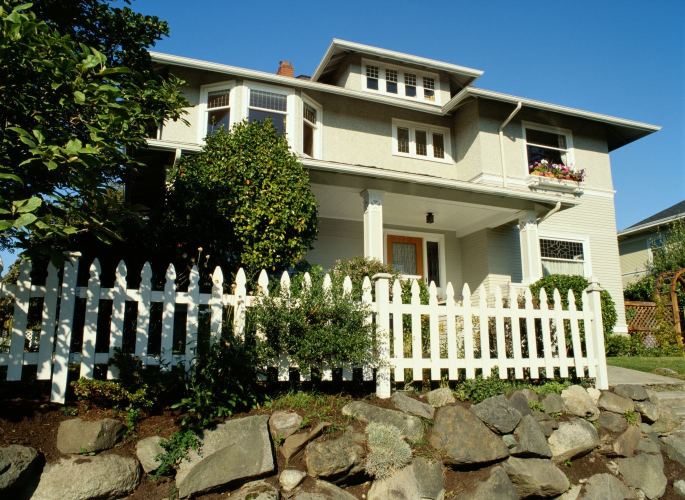White picket fencing in Narellan