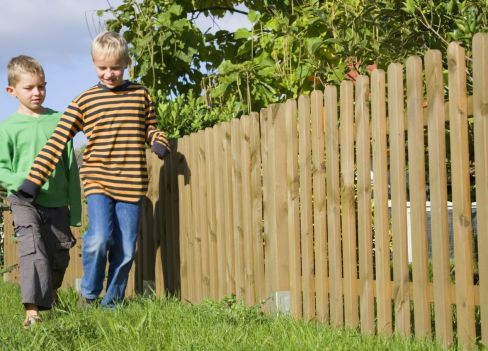 A fence after fencing repairs in Narellan