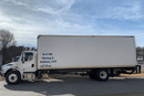 Forklift with Large Box — Hickory, NC — In & Out Moving & Delivery, LLC