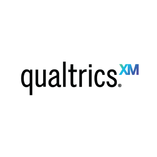 The qualtrics xm logo is on a white background.