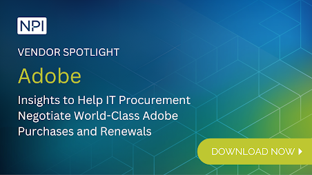 Adobe insights to help it procurement negotiate world-class adobe purchases and renewal.